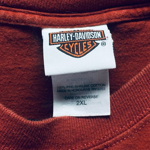 Harley Davidson 2XL Rust Brown T-Shirt The Strong Survive Lynnwood / Seattle WA - Picture 8 of 8